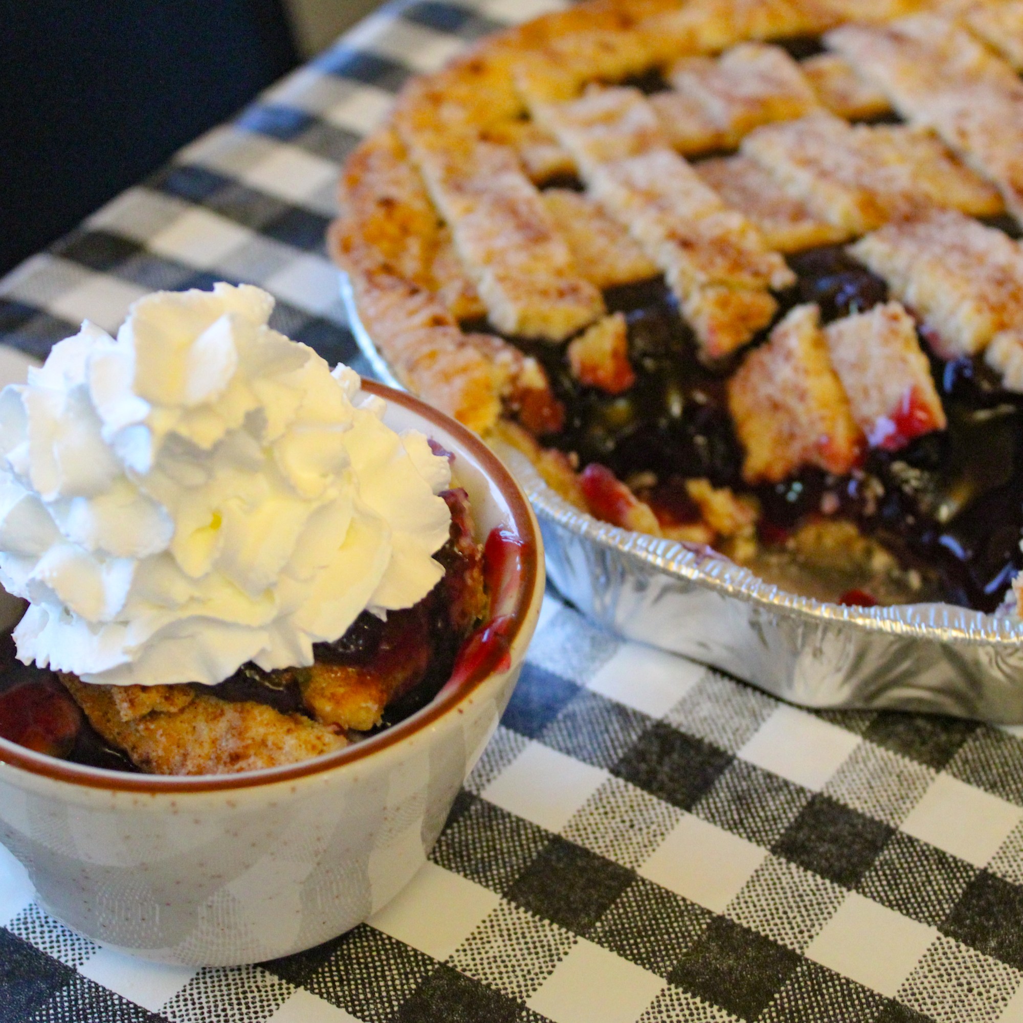 The best blueberry cobbler in fresno california